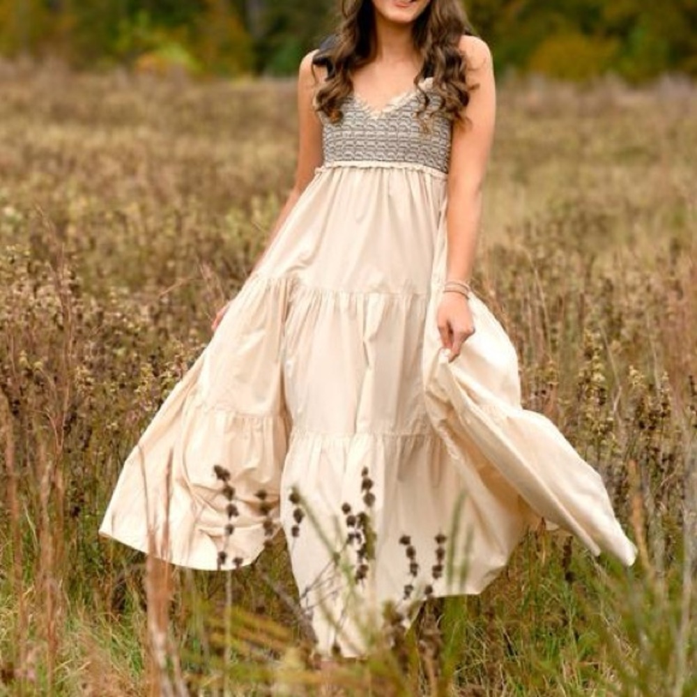 Free People Bluebell Solid Maxi Dress Size S